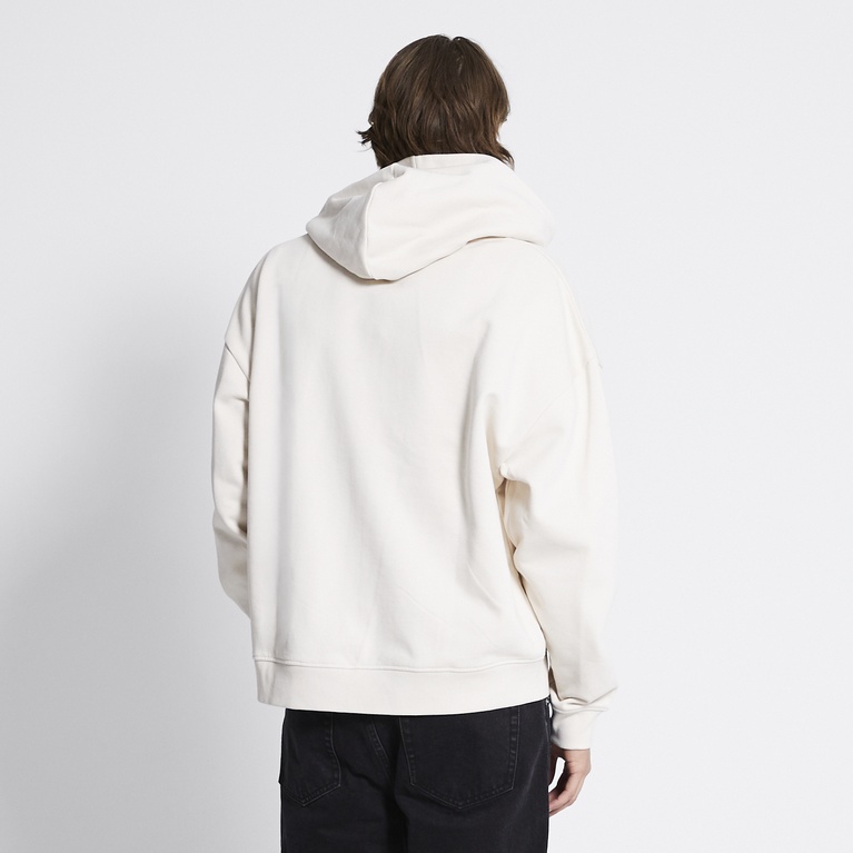 Boxy zip hoodie "Lindon" Ivory
